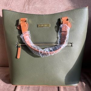 Joy & Iman Green Tote